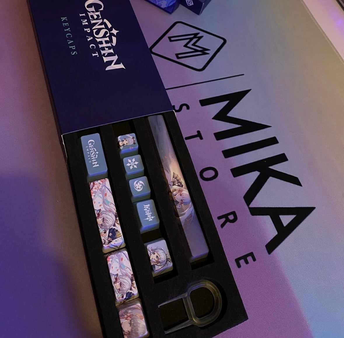 Kamisato Ayaka keycaps