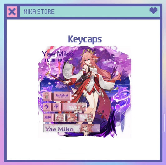 Yae Miko keycaps