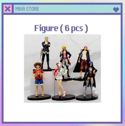 One piece film red figures (6pcs) 