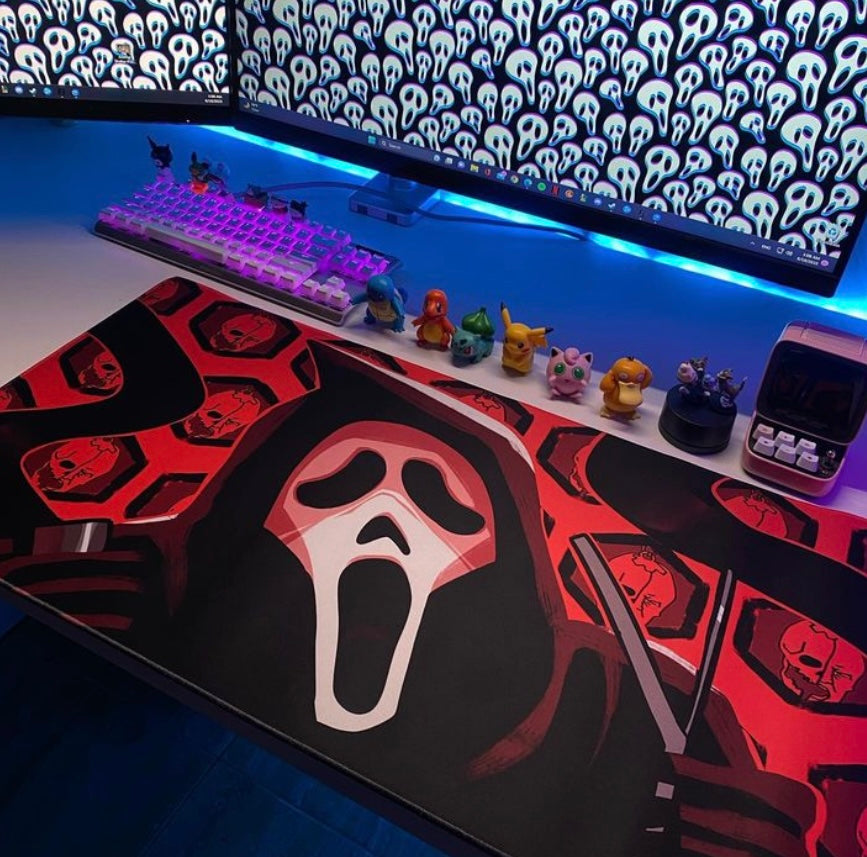 Red ghost mousepad